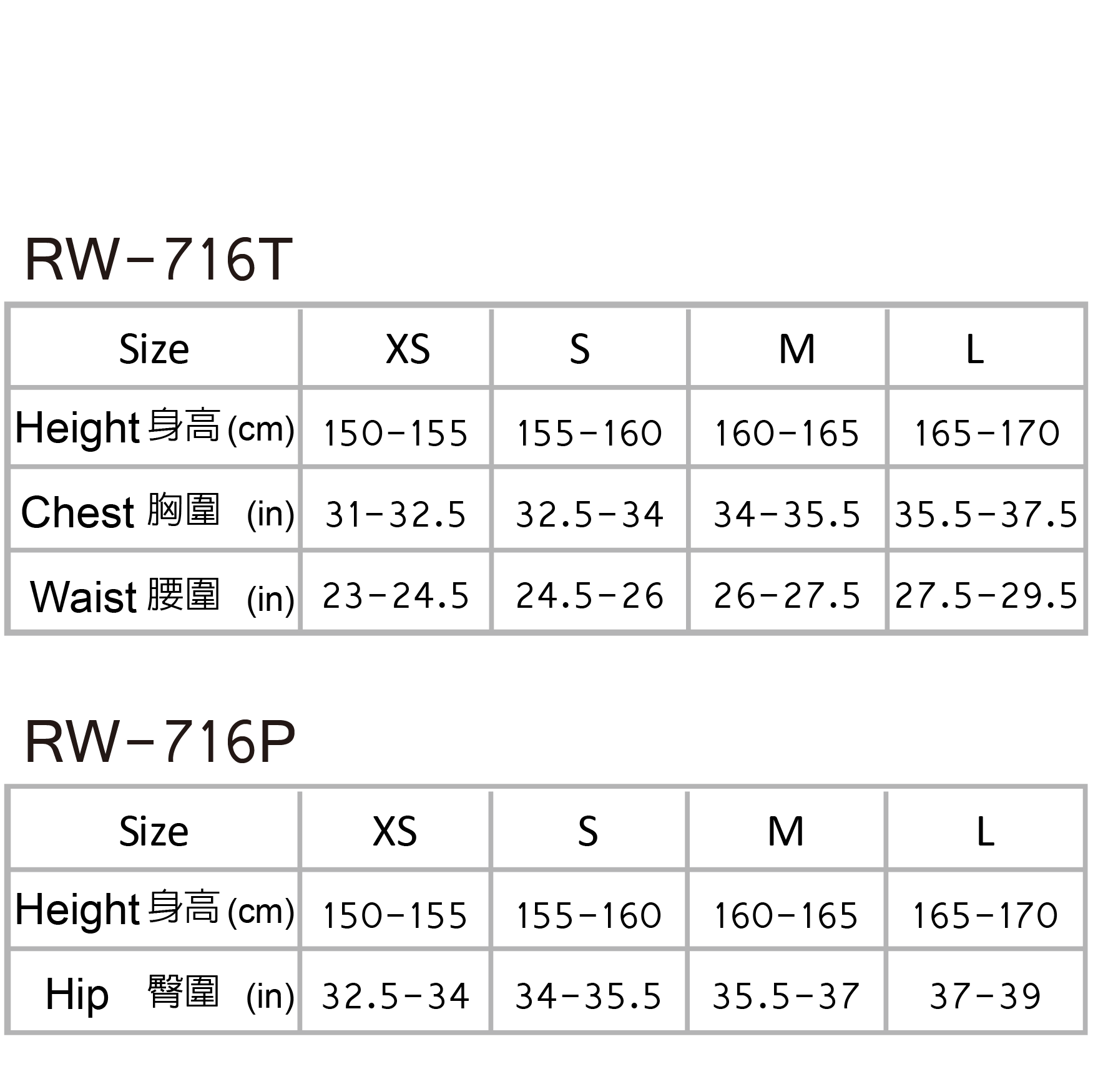 RW-716T｜3mm 女款局部超弹 防寒上衣