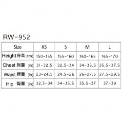 RW-952｜ชุดเต็มตัวผู้หญิง 3.0 มม.